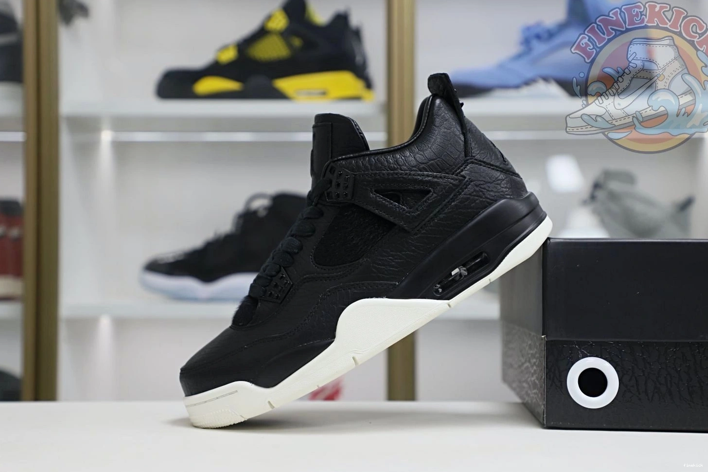 black Jordan retro Air ponyhair 4 Jordan 1018
